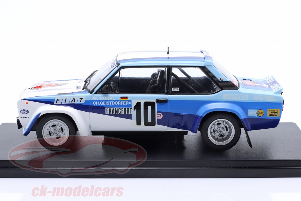 Miniature Fiat 131 Abarth #10 Monte Carlo 1980 - 1:87 Brekina, Avec Boîte