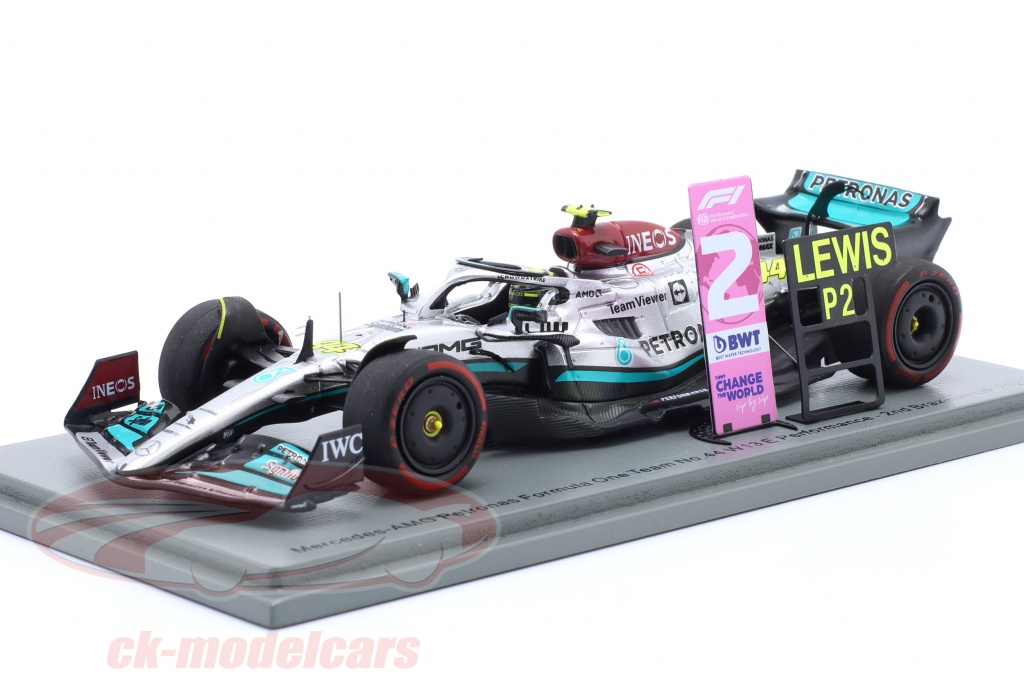 Spark 1:43 L. Hamilton Mercedes-AMG Petronas #44 2番目 ブラジル GP 