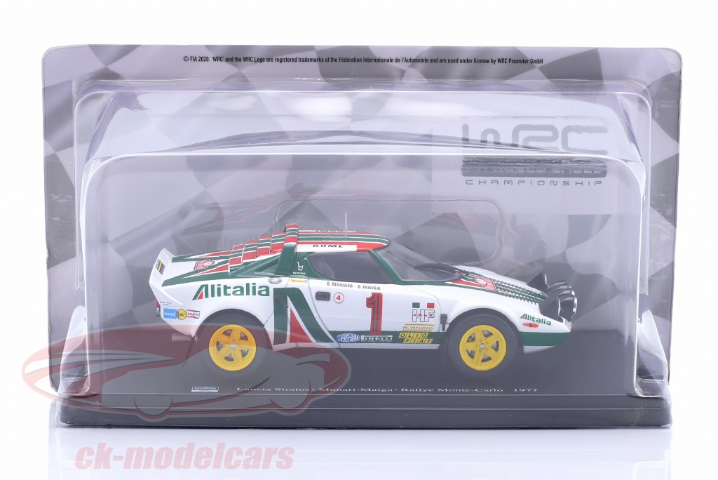 Planche De Décalcomanies 1/43 Lancia Stratos Munari Rallye Monte-Carlo 1977 - RALLYE MINIATURE