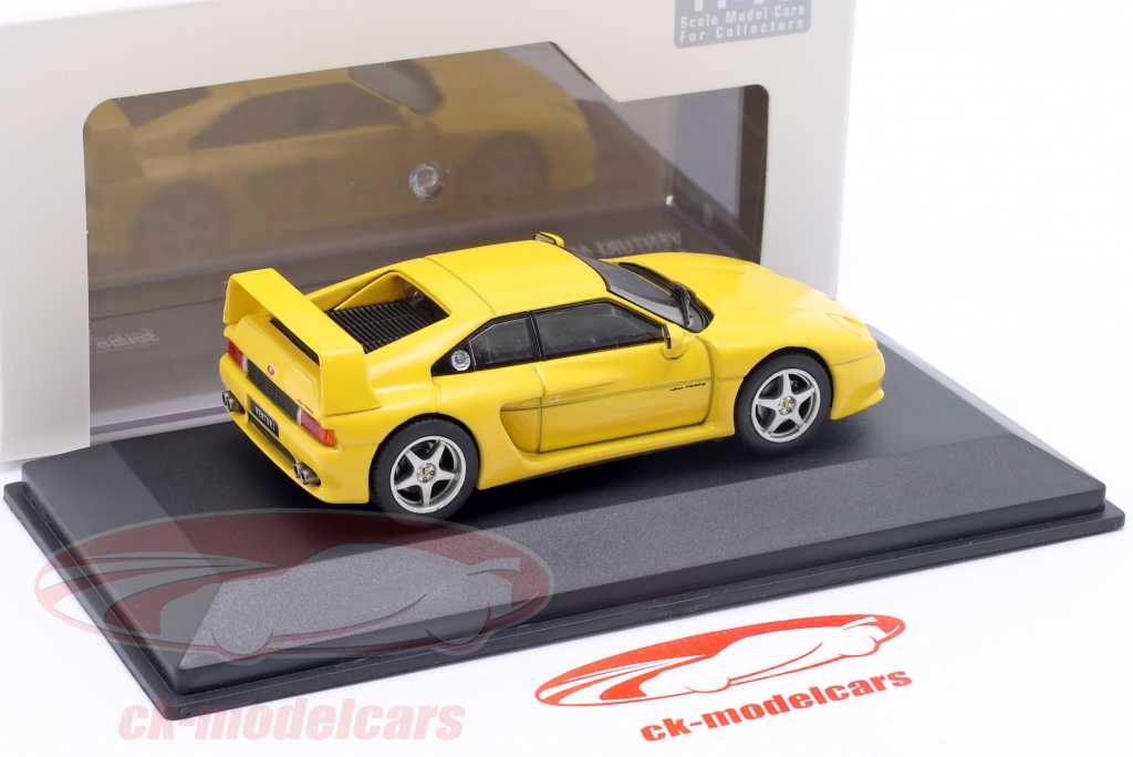 Solido 1/43 Renault Fuego Coupe N°7 Dinin Jaune - Miniature De Collection