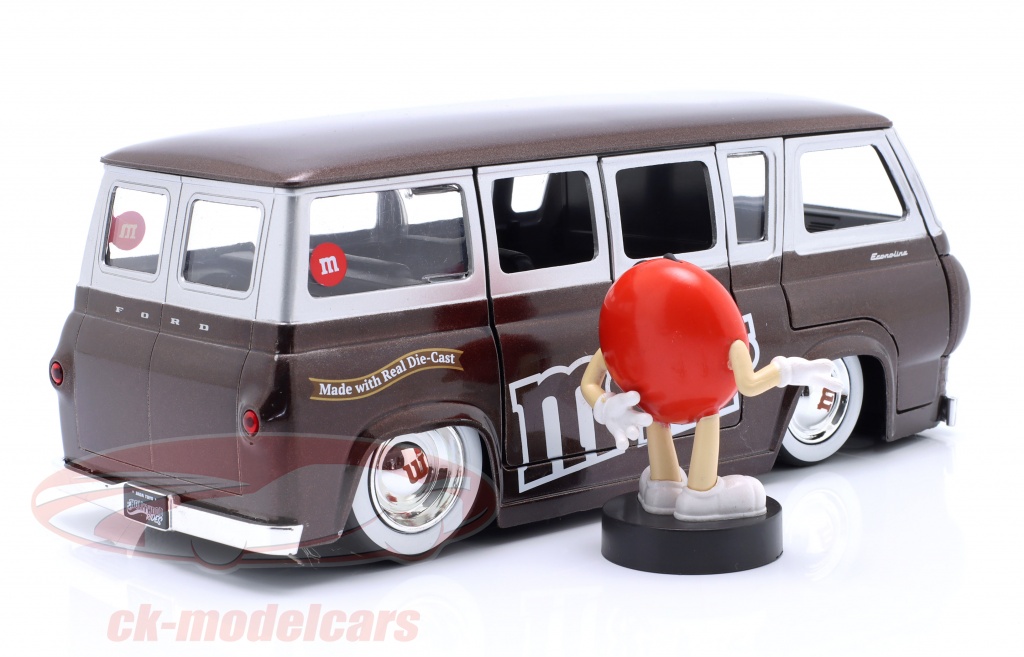 JADA TOYS - for Ecoline Bus with M&M's Red Figurine - 1965-1/24