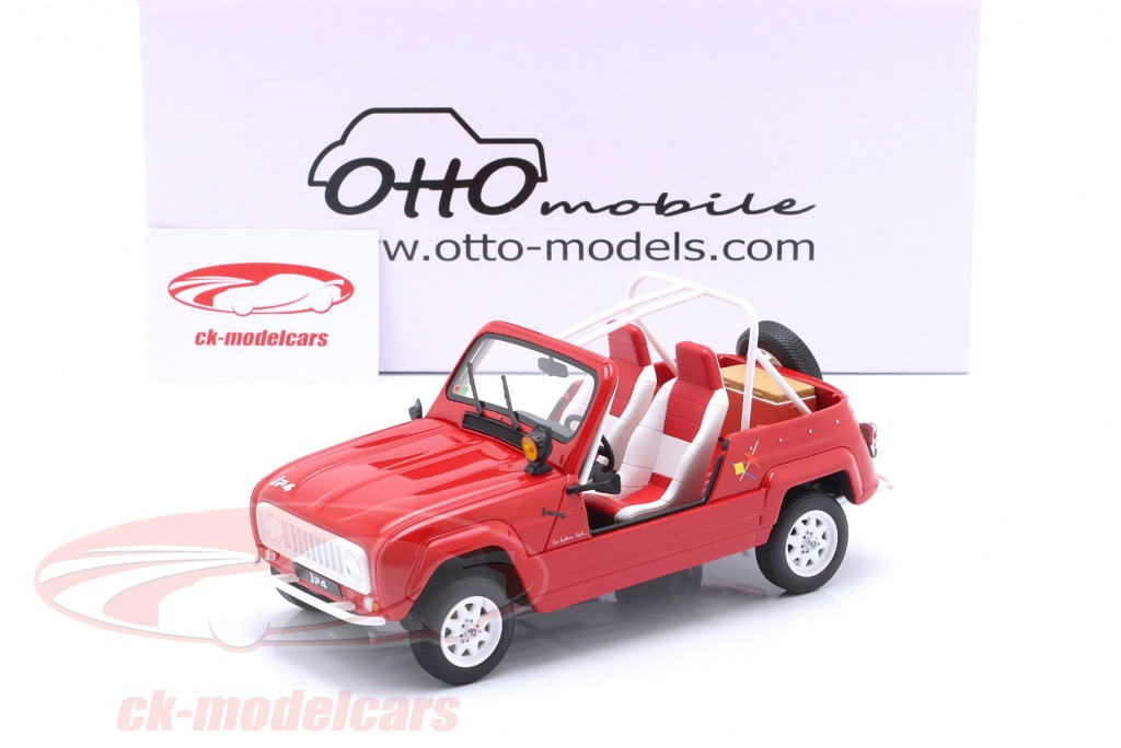 1:18 OTTO mobile OT998 Renault 4L JP4 Red 1987