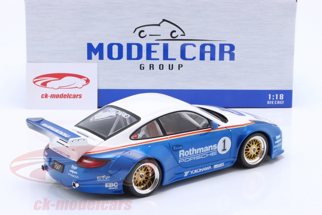 Modelcar Group 118 Porsche 911 (997) RWB 1 Old & New Rothmans