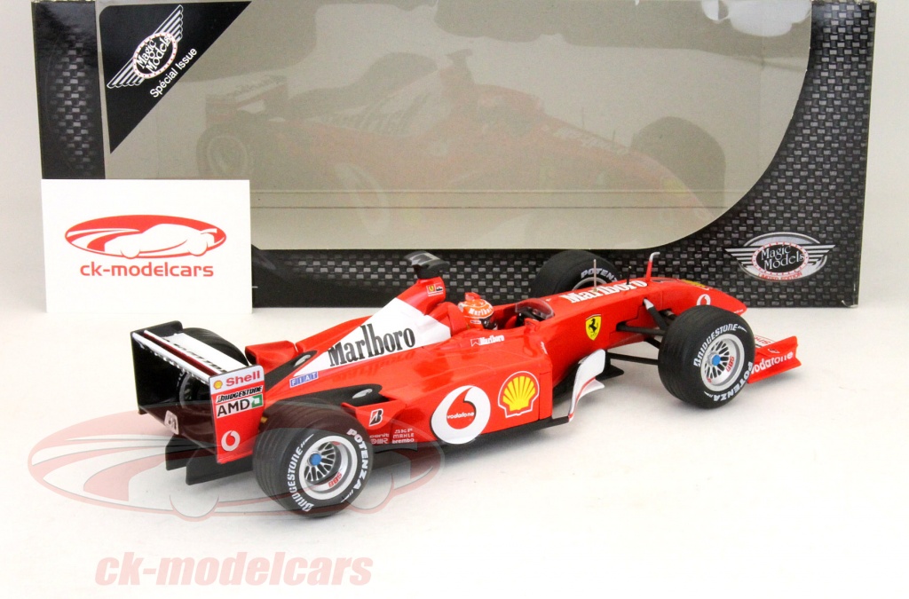 Hot Wheels Ferrari F2001 Michael Schumacher #1 handgefert. Einzelstück 50202