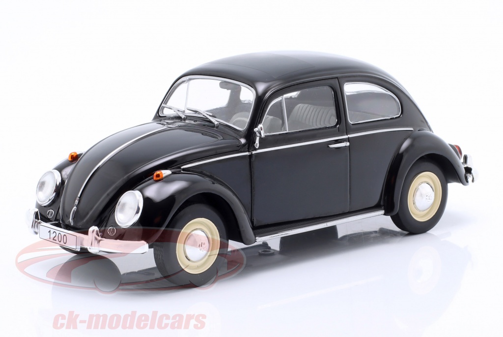 Miniature Volkswagen Coccinelle 1967 Noire Kinsfun - Neuf, Modèle Pressé
