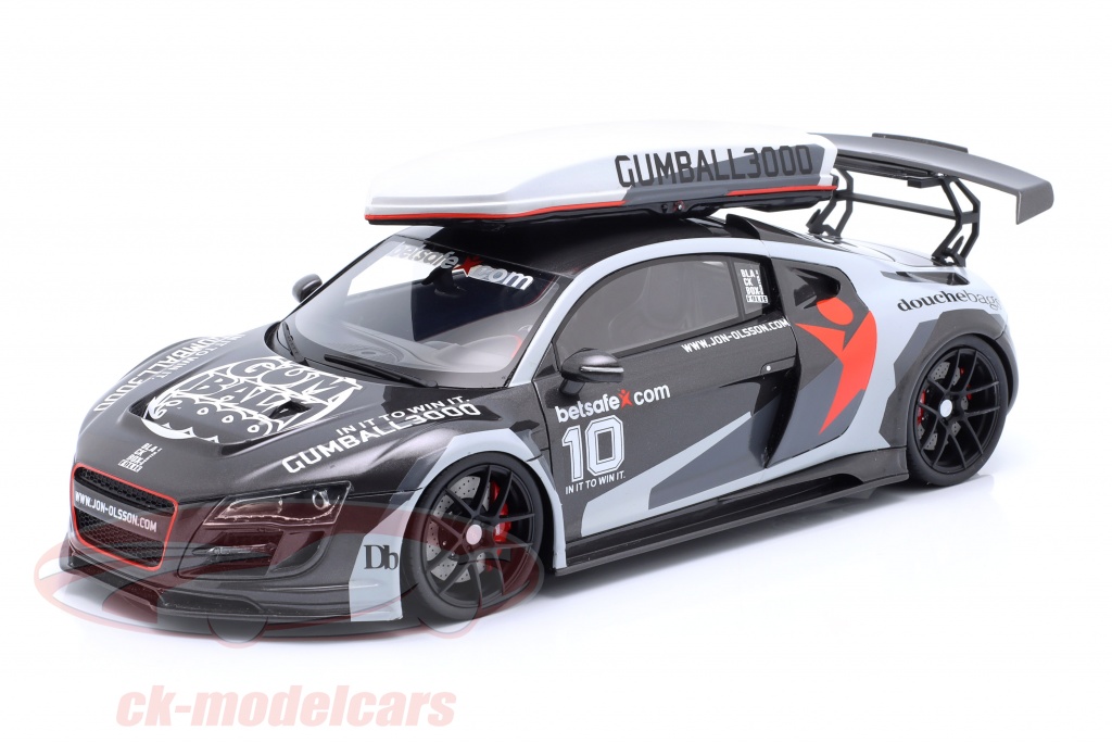 GT-SPIRIT 1:18 Audi R8 Body Kit Gumball 3000 2013 黒 / グレー 