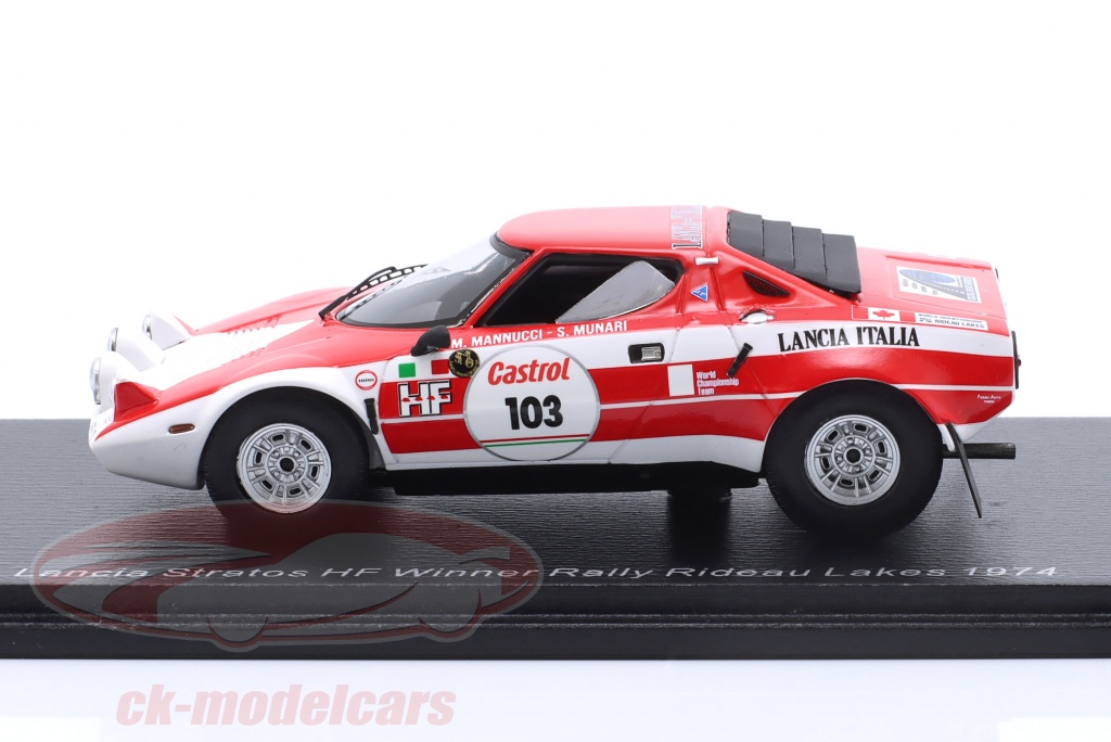 Spark 1/43 Lancia Stratos - Munari - Rallye Monte Carlo 1975 - S9078