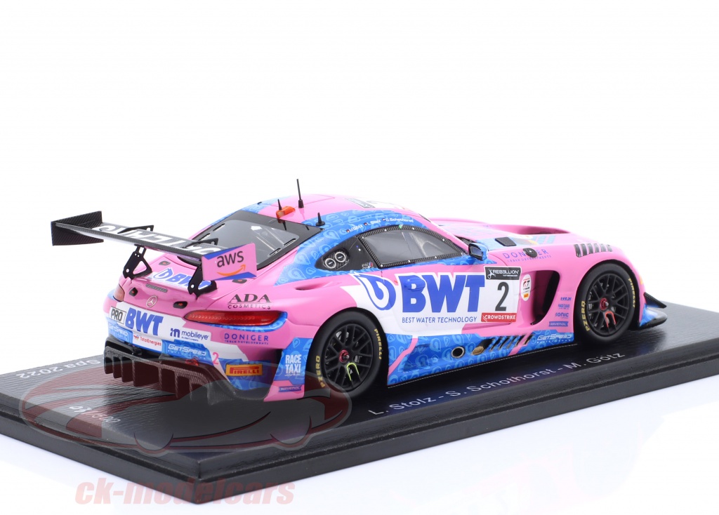 1/43 Spark 2022 Mercedes-Benz AMG GT3 #4 3rd 24h Nürburgring Mercedes-AMG Team GetSpeed / BWT