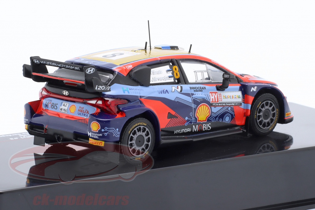IXO 1/43 Hyundai I20 Rally1 - Tänak 2024 Rallye Croatie - Modèle Neuf