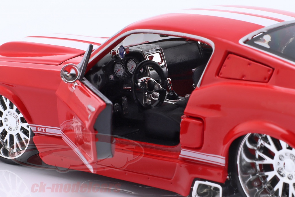 Maisto 1:24 Ford Mustang GT 1967 - Modèle Diecast Neuf En Boîte, Version "old Version Used Look"