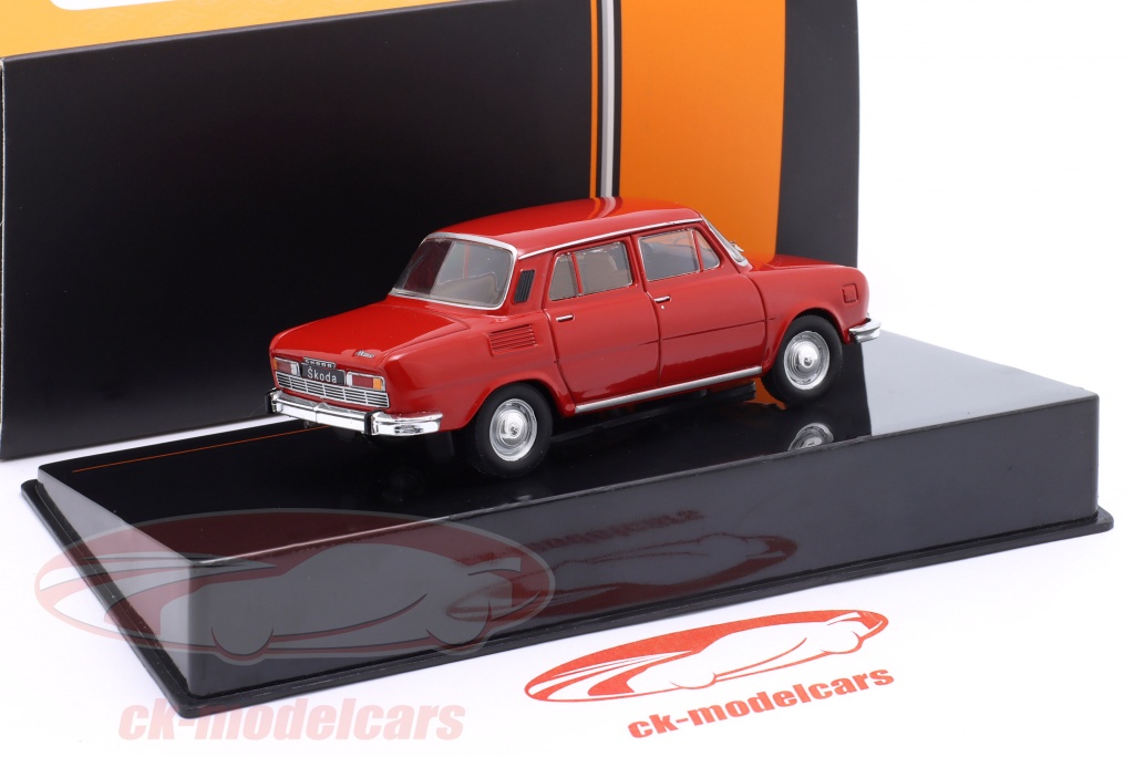 Modèle Réduit 1:43 IXO - Skoda 100L 1974 Rouge - Miniature Diecast Neuve Sous Boîte - Référence CLC497N.22