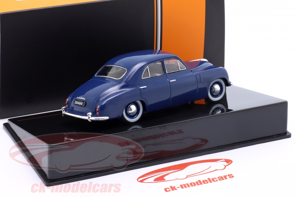 Modèle Réduit IXO 1:43 Skoda Superb II 3T - Bleu Métallisé - Année 2008 - Neuf