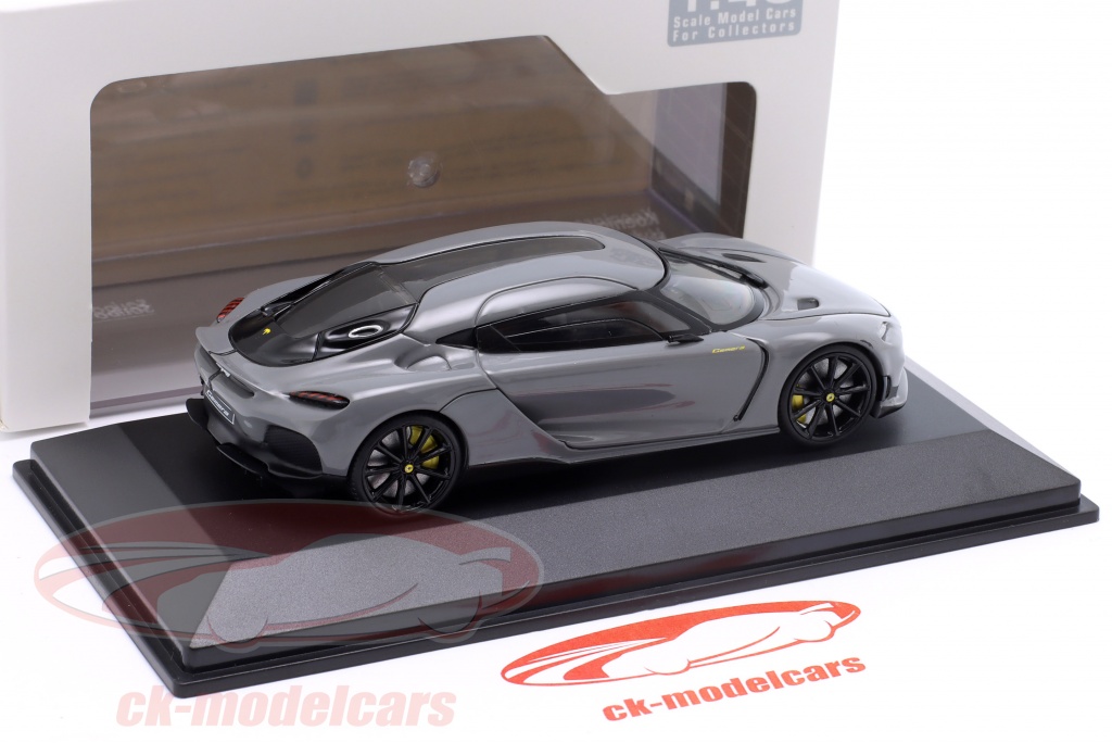 Figurine KOENIGSEGG GEMERA 2021 Grise - Échelle 1:43, Métal, SOLIDO !