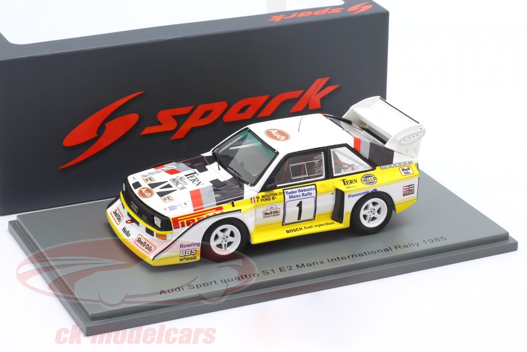 spark-1-43-audi-sport-quattro-s1-e2-no1-manx-international-rally-1985-mouton-pons-s7897/