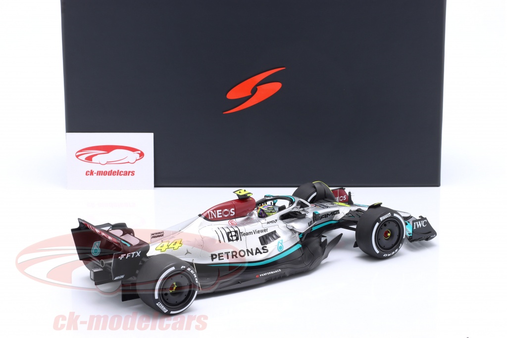 Mercedes AMG F1 W13 E Performance 44 Lewis Hamilton F1 2ème France 2022 Spark 18S769