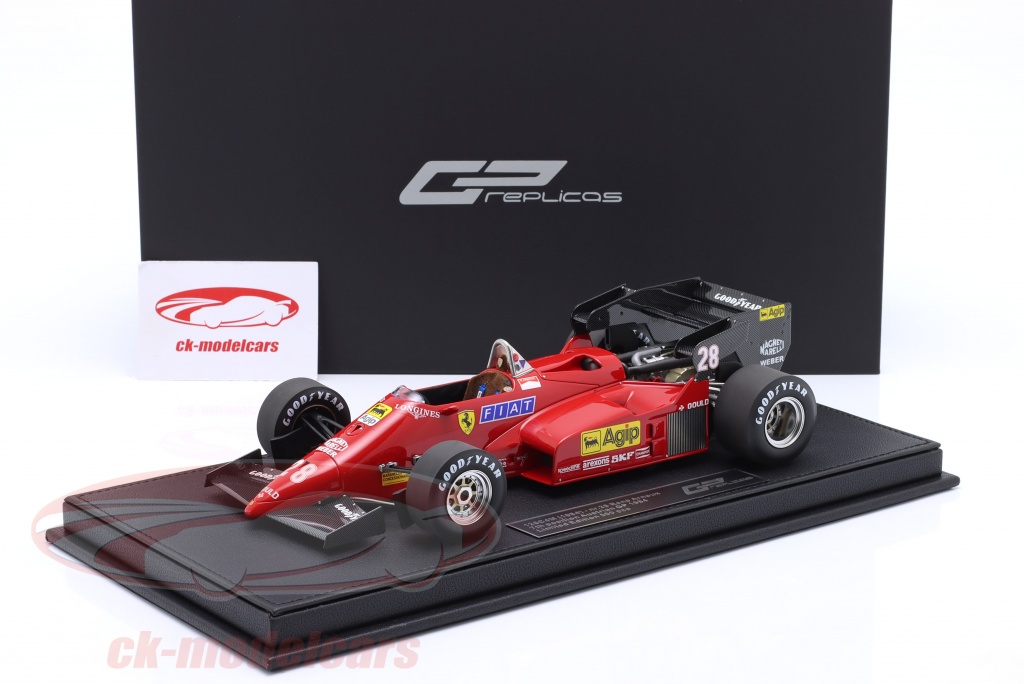 Ferrari 126 C4 #28 pilotée par René Arnoux en 1984, BRUMM 1/43 (QUA08) - Collection