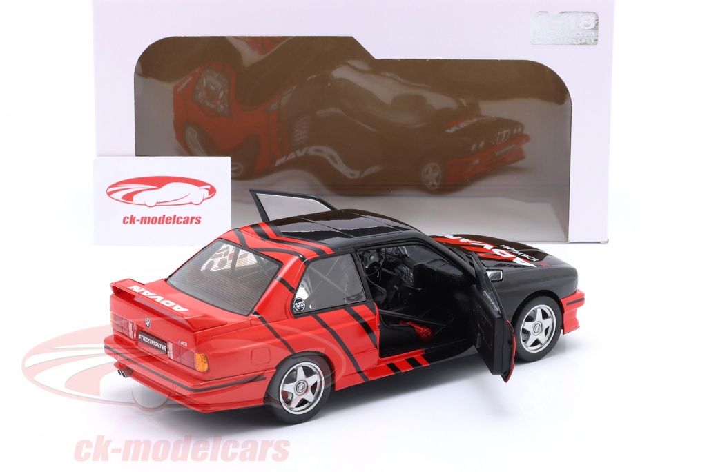 SOLIDO - Bmw - M3 E30-1990 Voiture Miniature de Collection, 1801502, Rouge