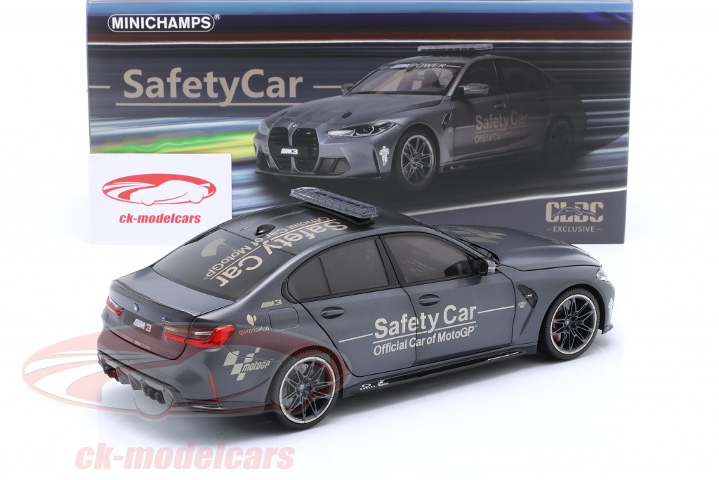Modèle Réduit Minichamps 1:18 BMW M3 Safety Car MotoGP - Métal, échelle Précise, Neuf Sous Boîte