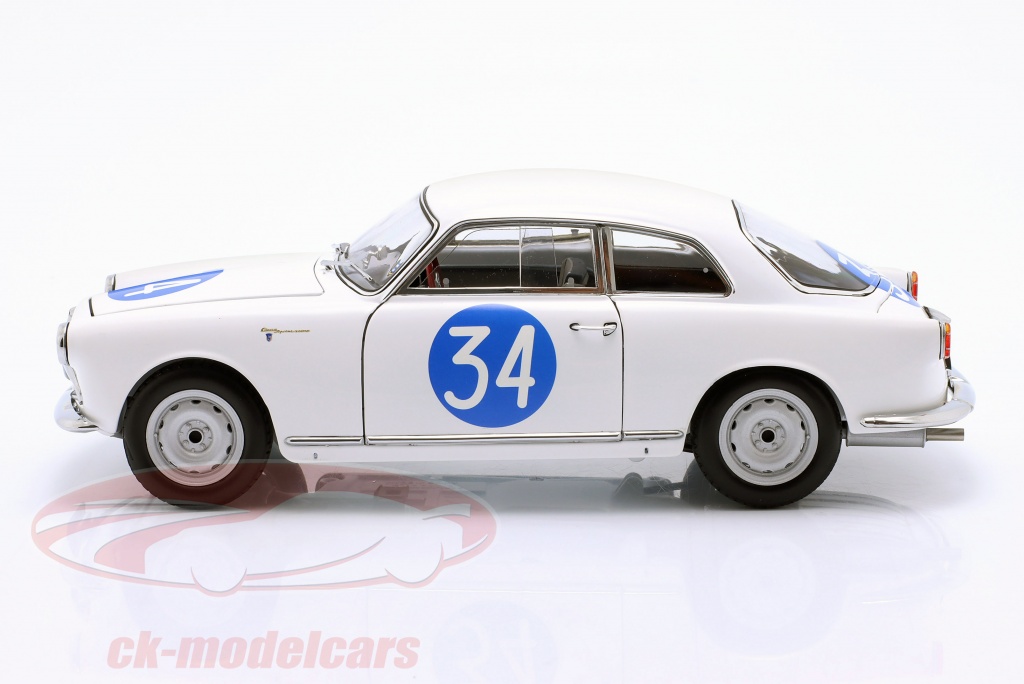 1:18 KYOSHO Alfa Romeo Giulietta Sv Sprint Veloce #34 Targa Florio 1960 KY08957C