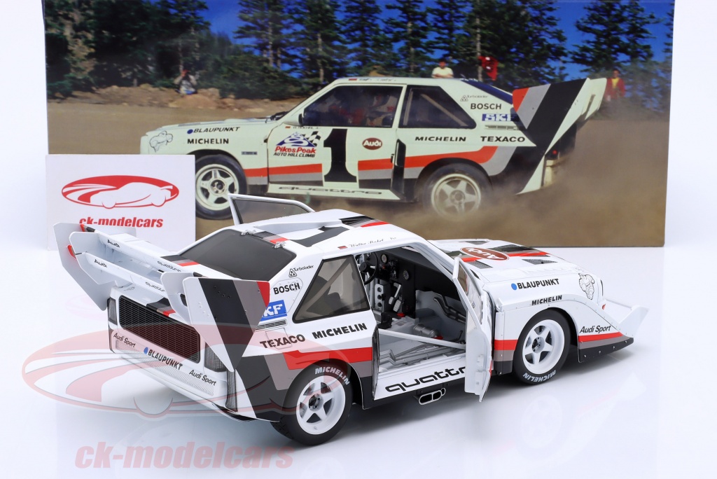 WERK 83 1/18 – Audi Sport Quattro S1 E2 – Vainqueur Pikes Peak 1987 – W1802801C