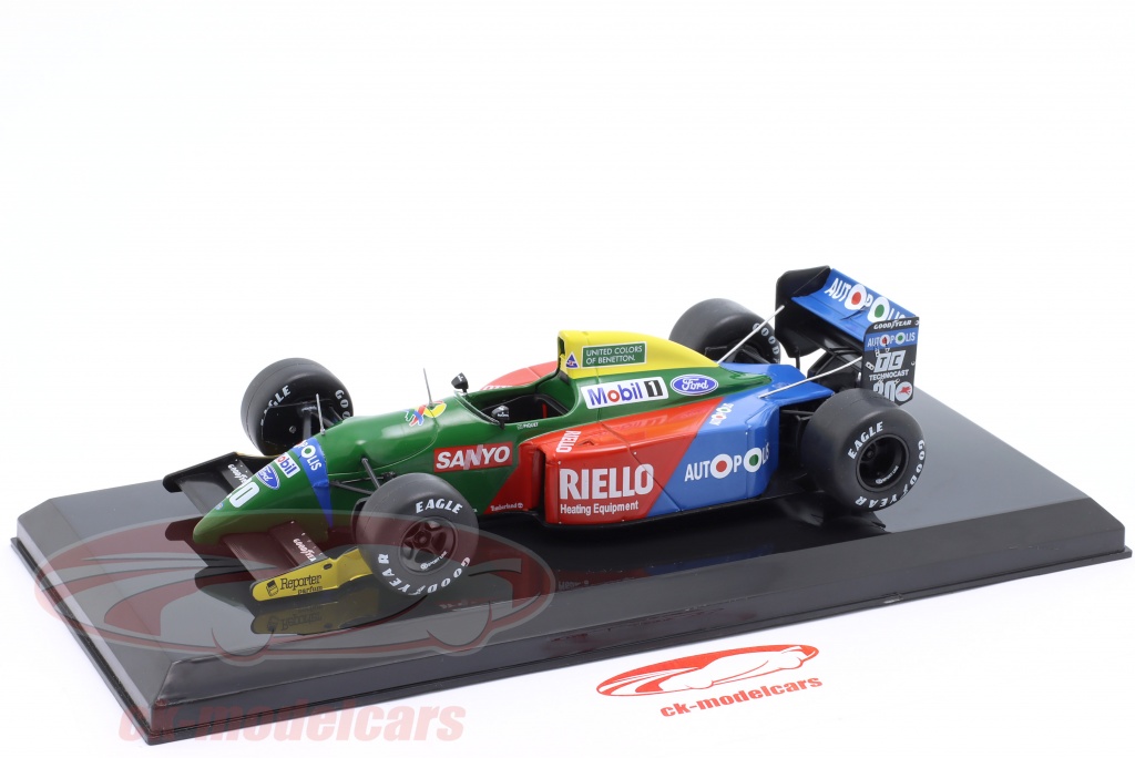 Kit Modèle Réduit Hasegawa 1/24 Benetton B190 F1 1990 - Pilotes Piquet & Nannini, Voiture Ford, Neuf Sous Boîte