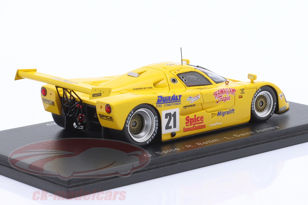 Spark S6805 1/43 SPICE SE 89 C NO.21 24H LE MANS 1989