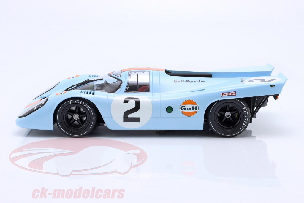 Porsche 917K - Ganador de Daytona 1970 - Librea de Gulf - con suciedad