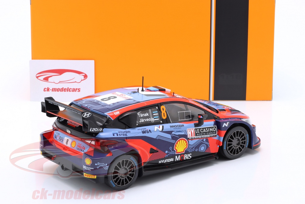 IXO 1/43 - Hyundai I20 N Rally1 - Rallye Monte Carlo 2023 - RAM882