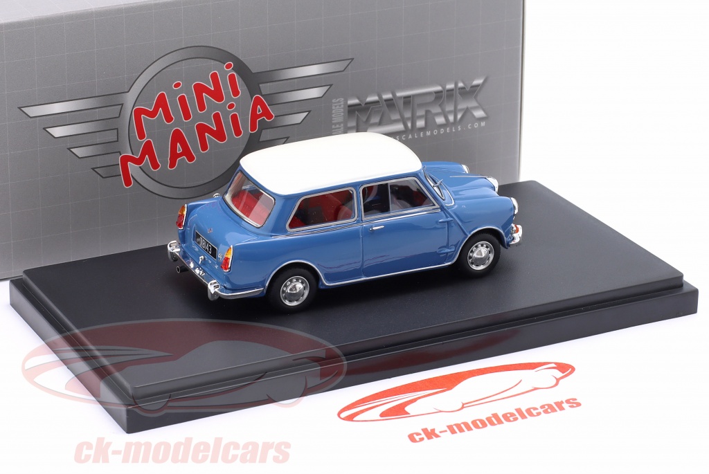 Matrix 1:43 Riley Elf MkII Année de construction 1963-1967 bleu / blanc ...