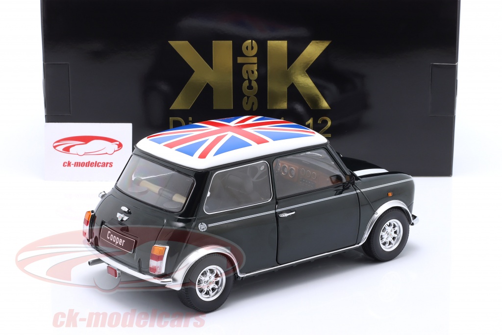 MINI COOPER TOIT OUVRANT VOLANT A GAUCHE VERT FONCE/BLANC