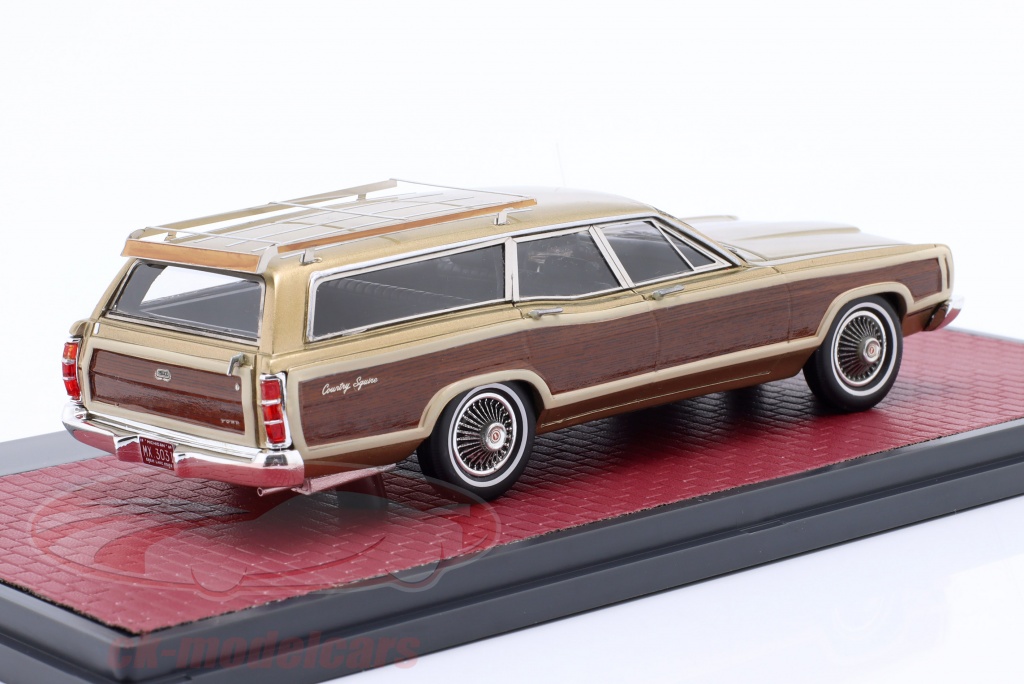 1/43 FORD LTD COUNTRY SQUIRE AMARILLO-CLARO/MADERA WHITEBOX - Miniaturas coleccion a escala