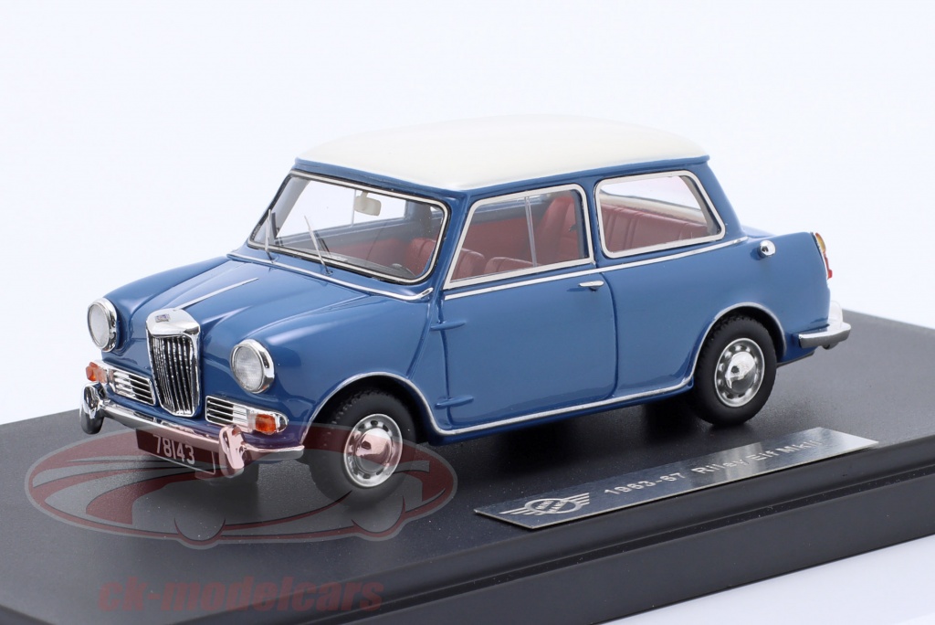 Matrix 1:43 Riley Elf MkII Année de construction 1963-1967 bleu / blanc ...