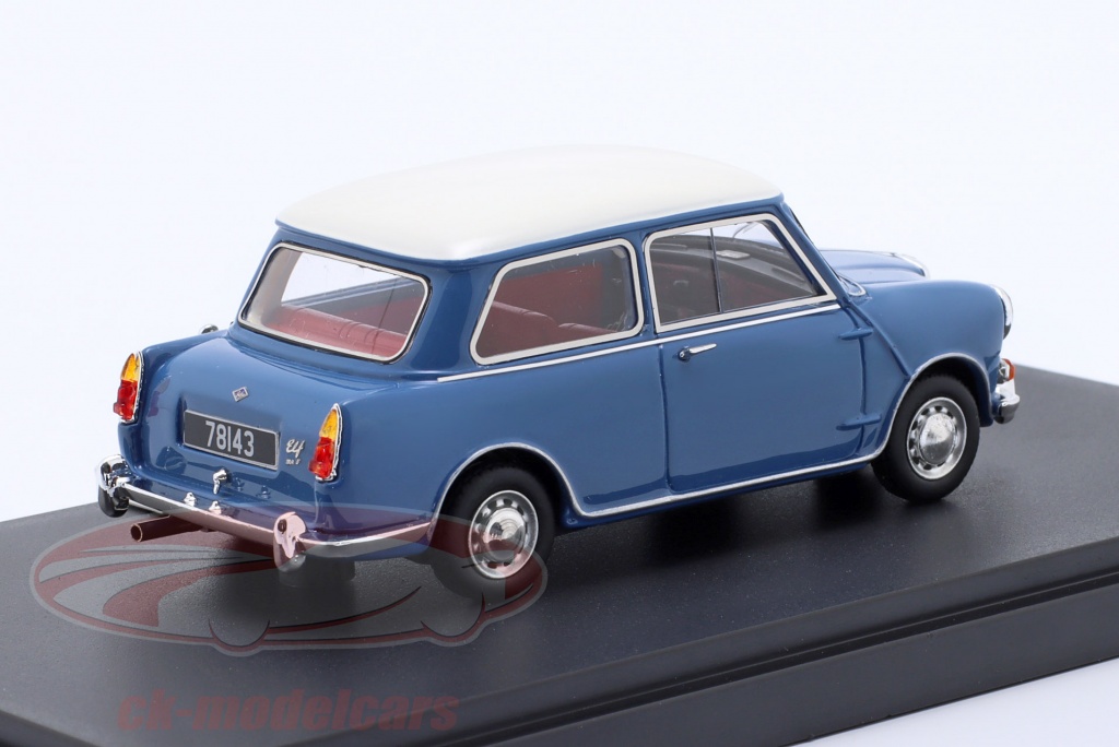 Matrix 1:43 Riley Elf MkII Année de construction 1963-1967 bleu / blanc ...