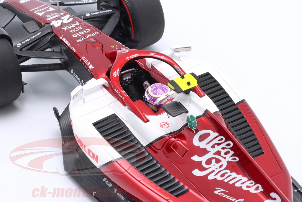Minichamps 1:43 Alfa Romeo F1 Team ORLEN C42 Zhou – Bahrain GP – Modello Da Collezione - Foto 6