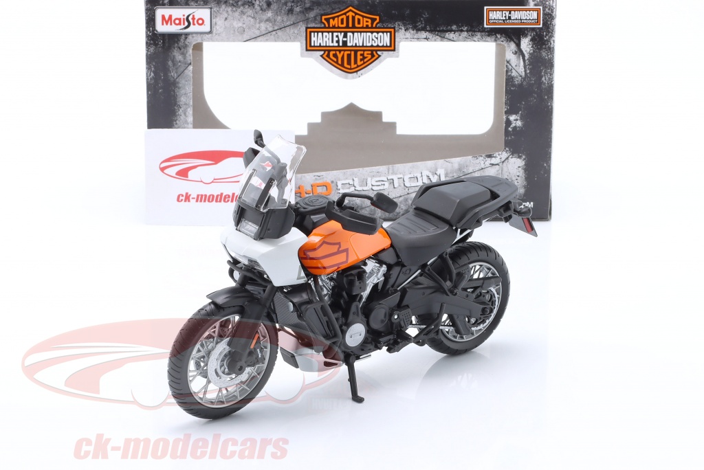 Maquette Moto Harley Davidson Pan America 1250 Orange 1/12 Par Maisto - Boîte Neuve