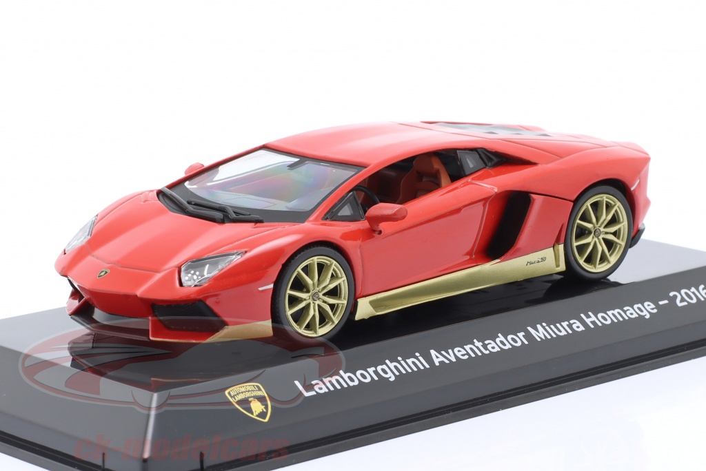 The 1/43 Lamborghini Aventador Miura Homage from Ixo, a review by