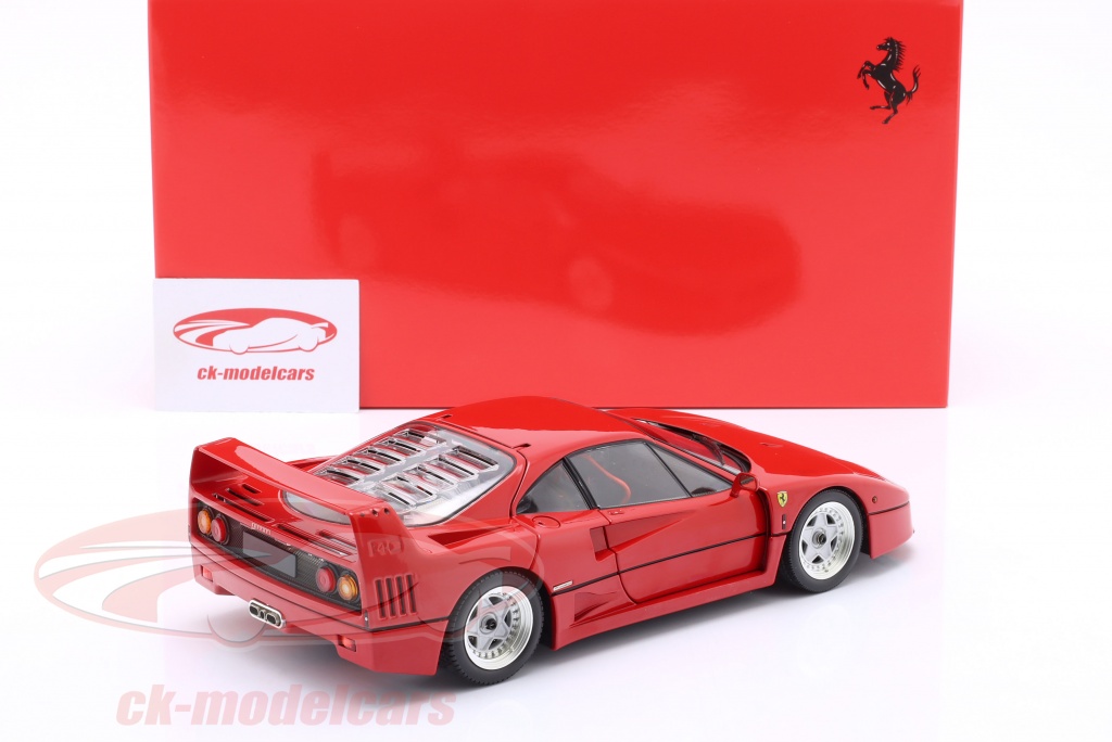 Burago 1/18 Ferrari F40 1987 – Miniature Rouge, échelle 1:18, Réf 3032