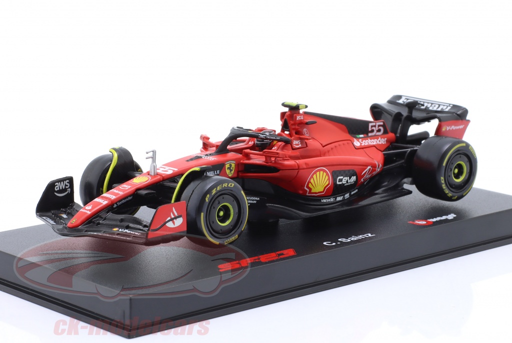 Ferrari Sf23 Fórmula 1 Carlos Sainz Número 55 2023 F1 Campeonato