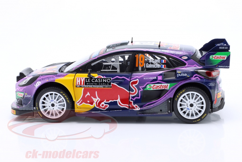 Solido 1:18 Ford Puma Rally #19 Winner Rallye Monte Carlo 2022 Loeb ...
