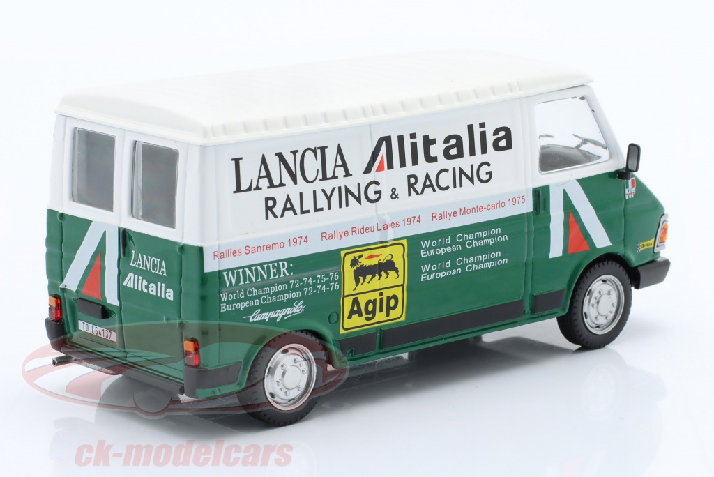 Modèle Réduit Fiat 242 Assistance Alitalia Rallye - Échelle 1:43 - Ixo Eaglemoss - Neuf Sous Blister