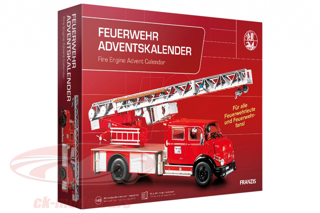 Feuerwehr Adventskalender Mercedes L1519 - Metall Modell 1:43