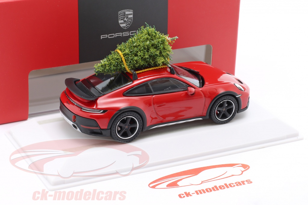 Spark 1:43 Porsche 911 Dakar クリスマス 版 2023 カーマイン