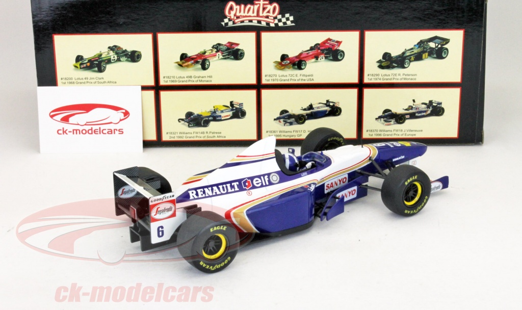 Quartzo カルツォ 1/43 WILLIAMS RENAULT ウィリアムズルノー FW