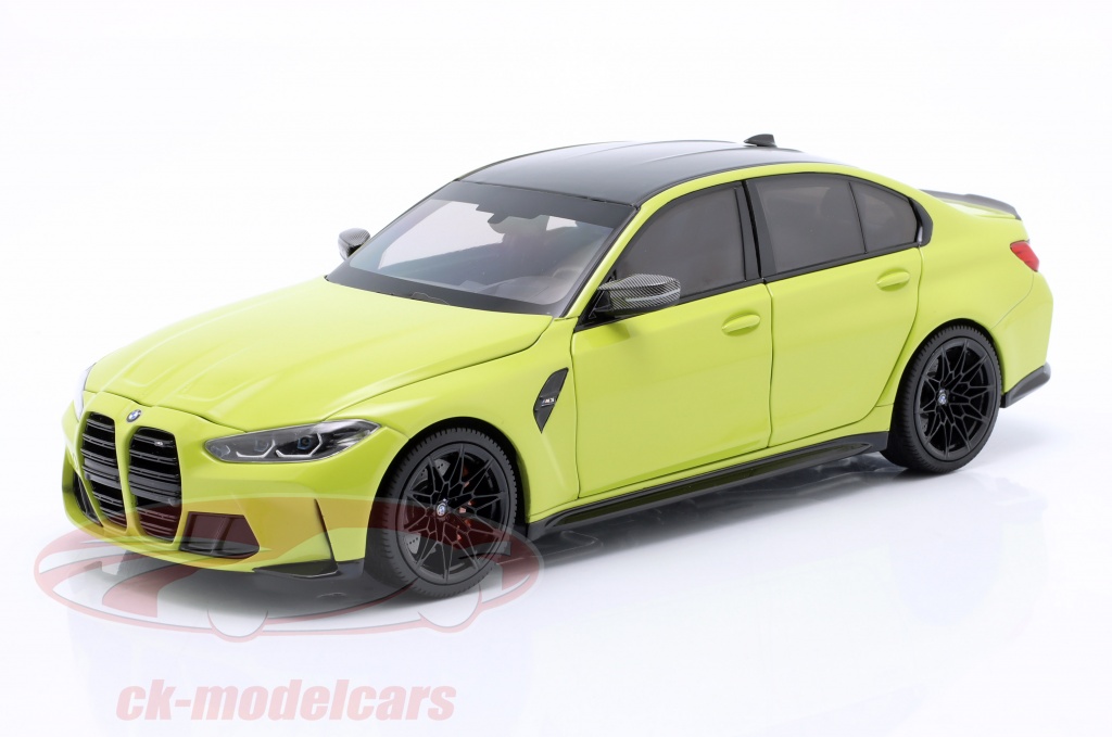 Minichamps 1:18 BMW M3 (G80) Competition Baujahr 2020 gelb 