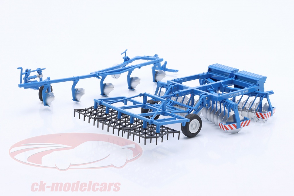 SCHUCO – Accessoires Tracteurs FORTSCHRITT B200 & B402 – 1/32 – Métal Et Plastique – SCH7882