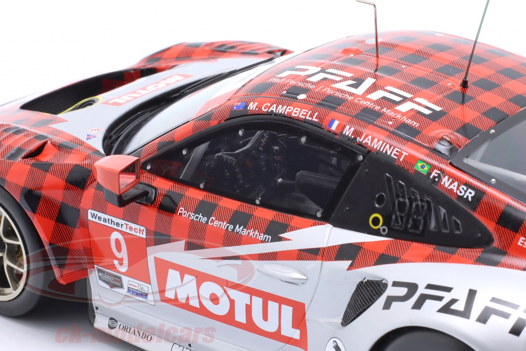 Ixo 1:18 Porsche 911 GT3 R #40 Gulf GPX 24h Spa 2020 Delétraz, Dumas, Preining LEGT18-20040 modèle voiture LEGT18-20040 9581015731246