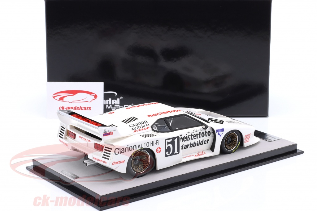 Tecnomodel 1/18 BMW M1 Turbo Winner DRM Nurburgring 1981 #51 &ndash; Modello In Resina Limited Edition