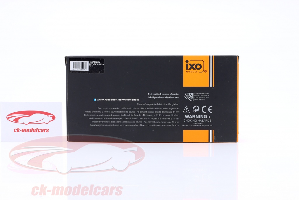 Set De 4 Jantes En Aluminium Pour Modèles Réduits 1/18 - Neuf, Métal Blanc/étain, Marque Grünberg