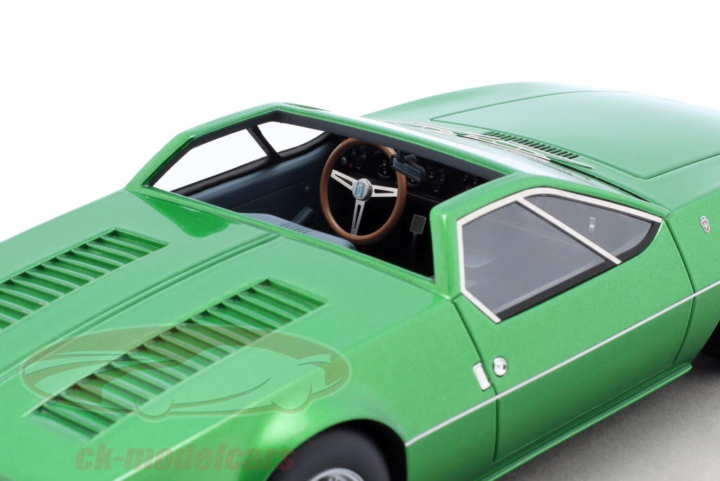 TECNOMODEL TM18-269A Scala 1/18 | DE TOMASO MANGUSTA SPIDER 1986 RED SILVER