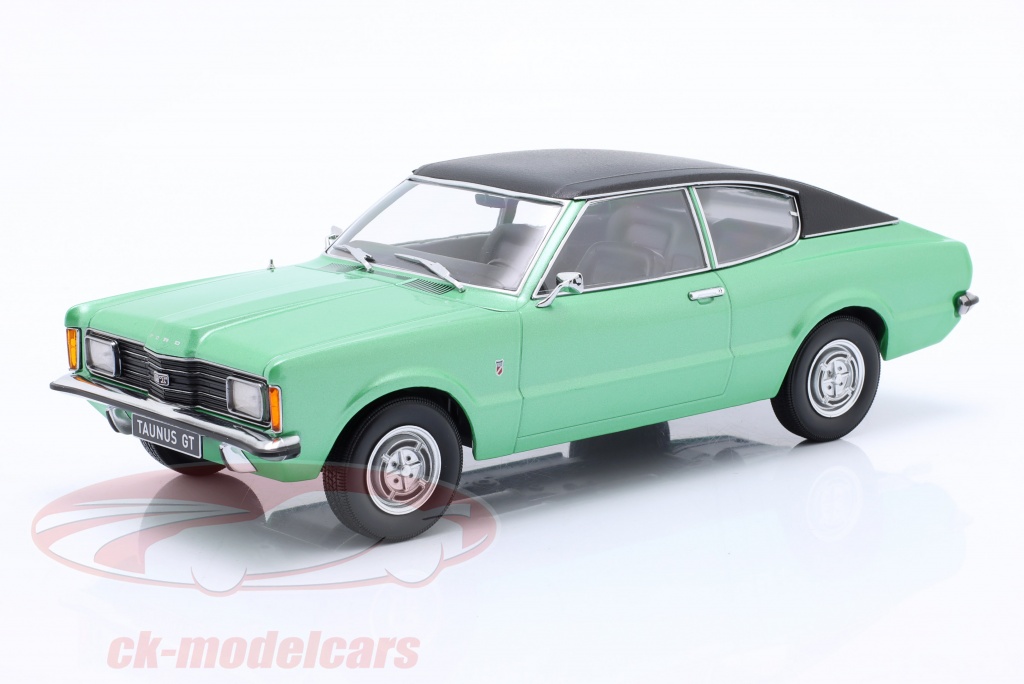 kk-scale-1-18-ford-taunus-gt-coupe-med-vinyl-tag-1971-grn-metallisk-sort-kkdc181004/